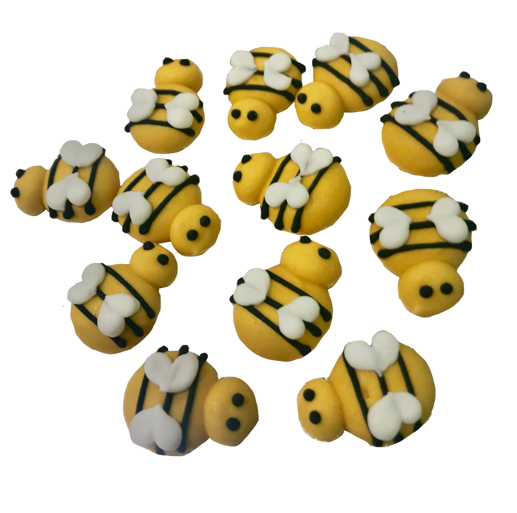 Mini Bees Sugar Decorations 12pk – Latorta