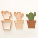 Embosser and Cutter Cactus Plant Set - Little Biskut