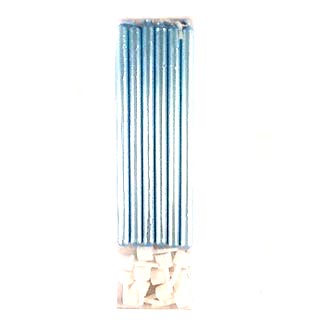 Tall Candle 12 pk – Pearl Blue