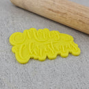 Debosser & Cutter Set - Merry Christmas (Bubble Shape) - Cutter & Debosser / Embosser / Stamp
