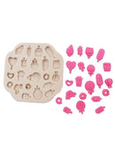 Silicone Mould - Mini Car, Fries & Sweet Treats