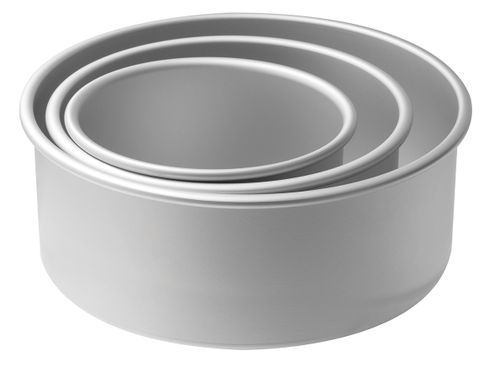 Cake Pan Set - Set of 3 Deep Round Cake Pans 6 / 8 / 10 inch (Mondo Pro) –  Latorta