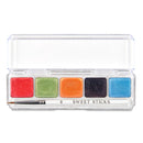 Monster Mini Paint Palette - Edible Art Metallic Water Activated Food Paint Mini Palette - By Sweet Sticks