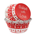 Cupcake Cases - Nordic Red (Ugly Sweater) Christmas Baking Cups 25pk