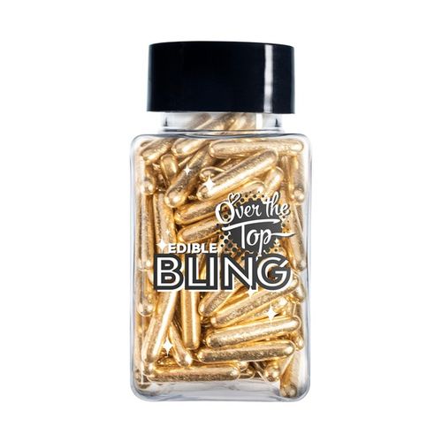 Sprinkles: Gold Rods 70g - Over The Top Bling