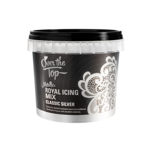 Royal Icing Mix - Metallic Silver 150g