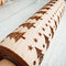 Rolling Pin - Christmas Trees - Embossed Beechwood Rolling Pin - 13.75 inch