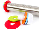 Rolling Pin - Adjustable Height Stainless Steel Rolling Pin