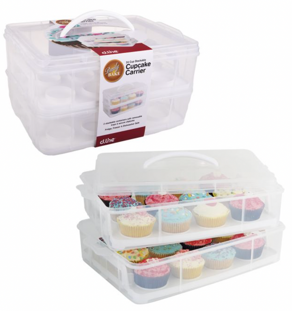 Carrier Stackable Cupcake Carrier 24 hold DLine Latorta