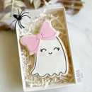 Cutter & Debosser Set - Cute Ghost with Bow - by Little Biskut