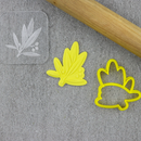 Debosser & Cutter Set - Gum Leaf - Debosser & Cutter Set (Embosser)