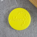 Debosser - Mum Flower Frame - Debosser / Embosser / Acrylic Stamp