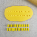 Alphabet Stamp Set - Tiny Lower Case Alphabet - 4.5mm