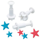 Cutters - Star Plunger Cutter Set - 3pc