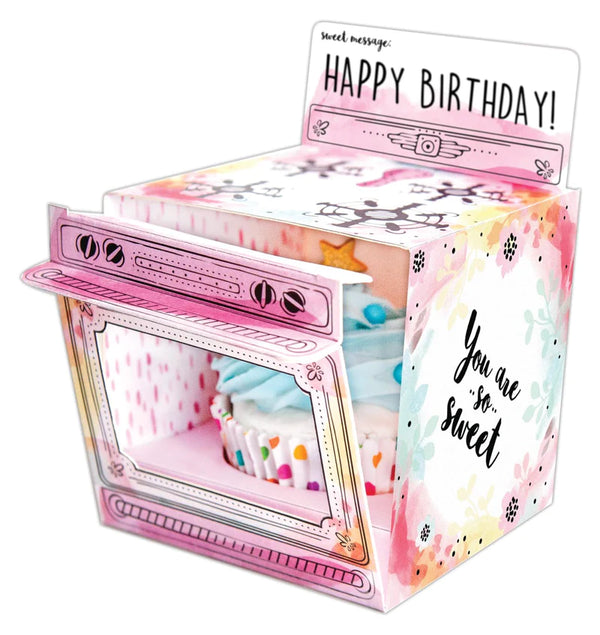 Boxes - Sweet Box Oven - Novelty Cupcake / Cookie Box - 3pk