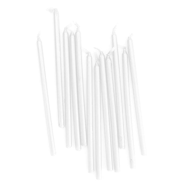 Tall Candle 12 pk – Pearl White
