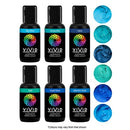 Vivid Gel Paste Food Colour Set - Ocean 6 Pack (x21g)