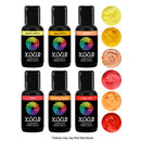 Vivid Gel Paste Food Colour Set - Sunset 6 Pack (x21g)