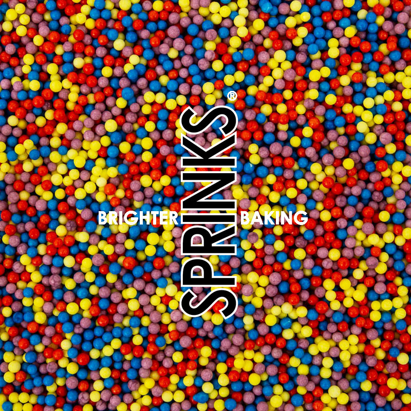 Sprinkle Mix - Wiggly, Wild & Wacky (The Wiggles) 70g Non Pareils