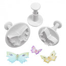 Cutters - Butterfly Plunger Cutter Set - 3pc