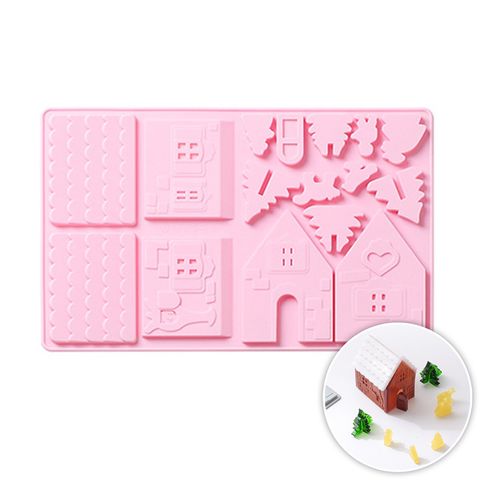 Silicone Chocolate Baking Mould Gingerbread House (Christmas