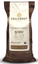 Callebaut Milk Couverture Chocolate Callets (Melts) 33.6% - 10kg BULK - BY SPECIAL ORDER