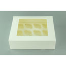 Cupcake Box Mini - 12 Hold White