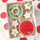 Cookie Cutter & Embosser Set - Christmas Wreath - by Little Biskut