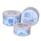 Cake Storage Tin - China Blue Etchings & Roses - 25cm (Large) Round - By Sanderson