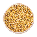 Sprinkles - Shiny Gold Sugar Pearls / Cachous 75g - 2mm