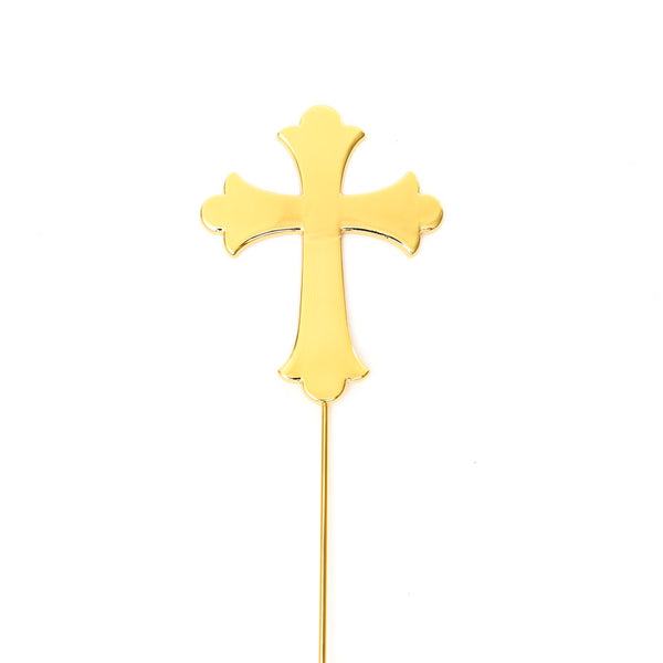 Cake Topper - Cross - Gold Plated