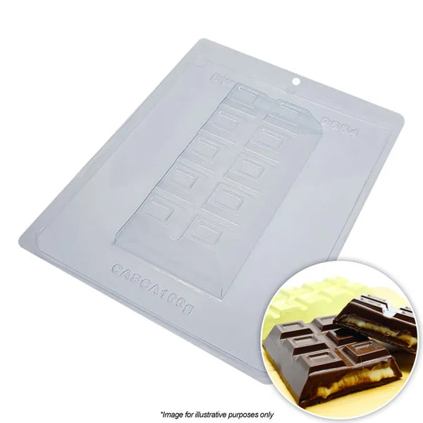 Chocolate Mould - Deep Bar / Chocolate Block 100g (3 pc chocolate mould)
