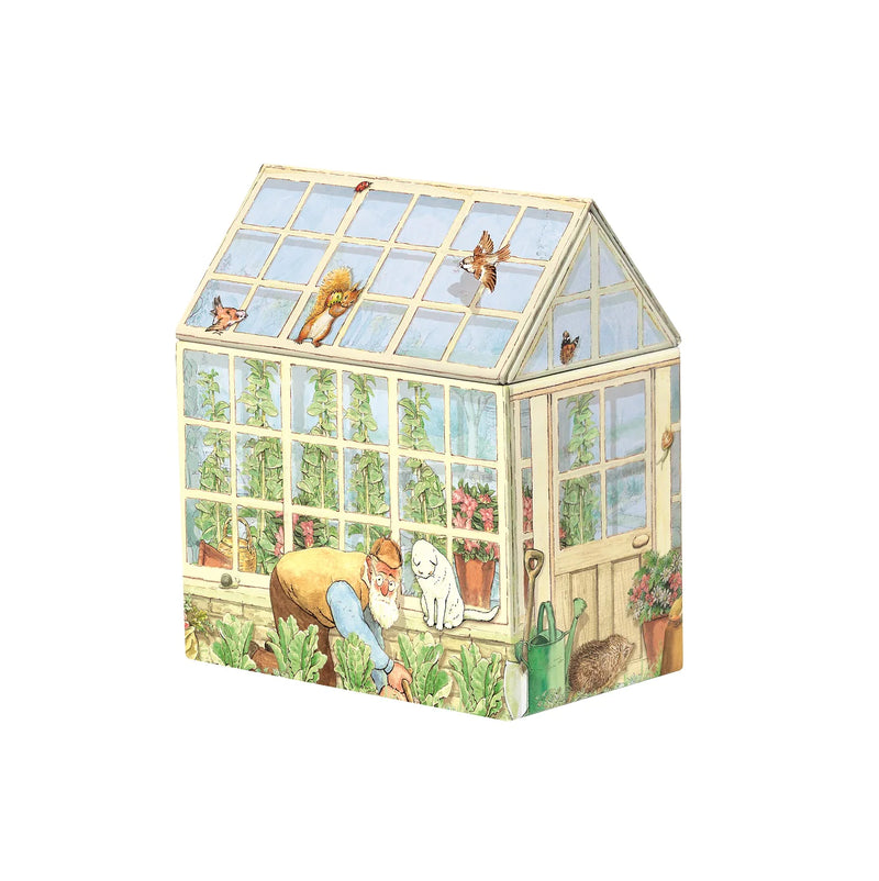 Cookie / Biscuit Storage Tin - Peter Rabbit Greenhouse