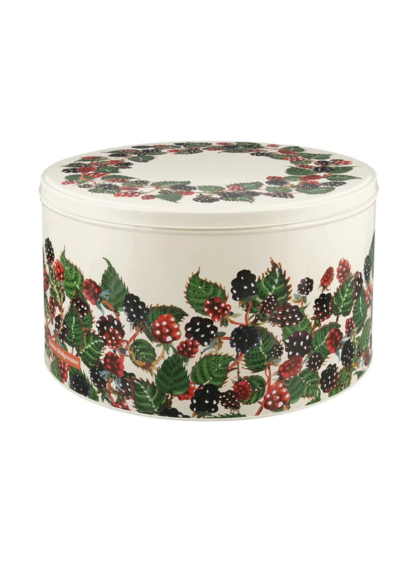 Cake Storage Tin - Emma Bridgewater's Blackberries Round Cake Tin - Large