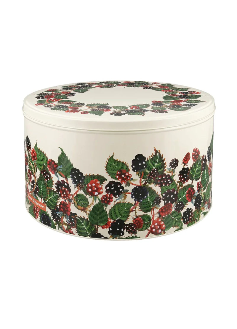 Cake Storage Tin - Emma Bridgewater's Blackberries Round Cake Tin - Large