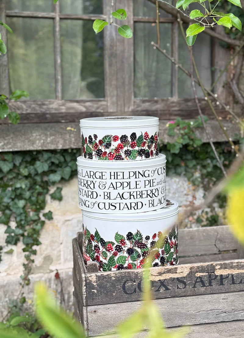 Cake Storage Tin - Emma Bridgewater's Blackberries Round Cake Tin - Medium