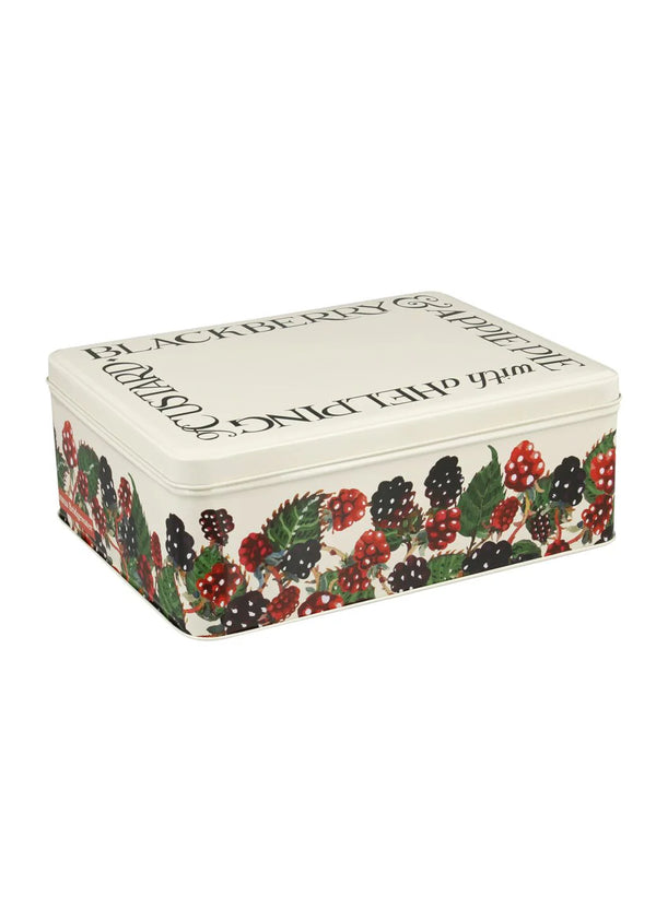 Biscuit Storage Tin - Emma Bridgewater's Blackberries Cookie Tin  - Rectangle
