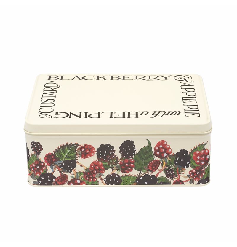 Biscuit Storage Tin - Emma Bridgewater's Blackberries Cookie Tin  - Rectangle