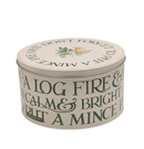 Cake Storage Tin - Emma Bridgewater's Bring In The Green (Christmas) Round Cake Tin - Medium