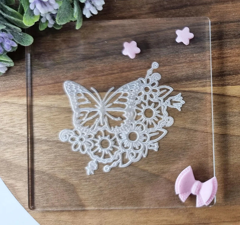 Debosser - Butterfly Lace (Cookie / Fondant Embosser)