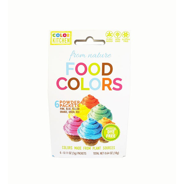 Food Colour - Natural Food Dye 6pk powders