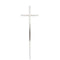 Cake Topper - Cross - Silver Fine - Metal Plated