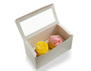 Cupcake Box - 2 Hold White Cupcake Box with Window