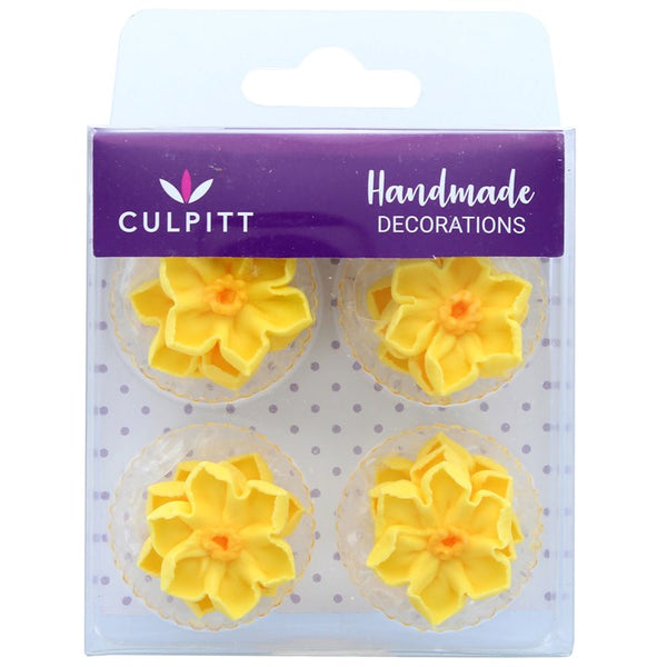 Sugar Decorations - Daffodils 12pcs
