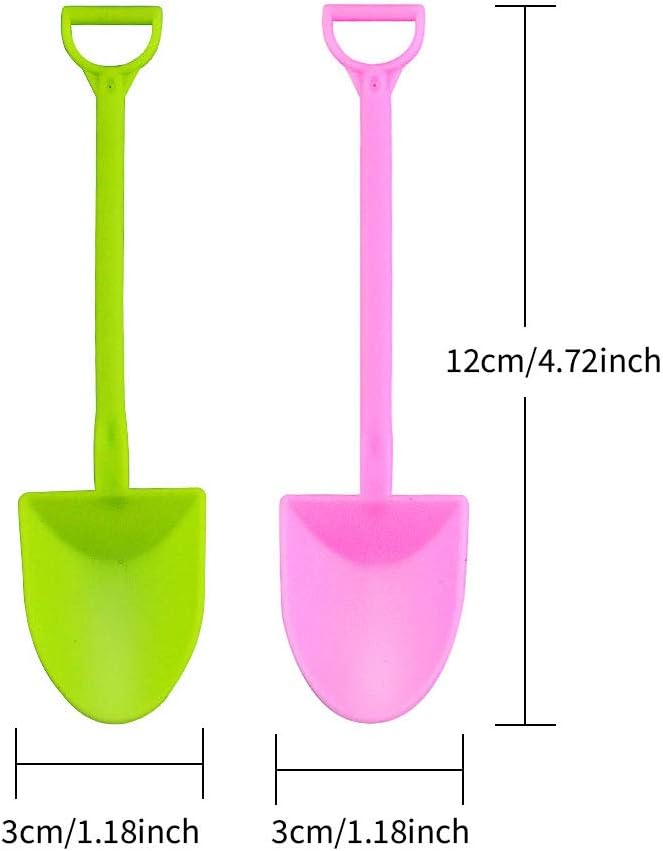 Novelty - Dessert Shovels / Spades 12pk - Pink