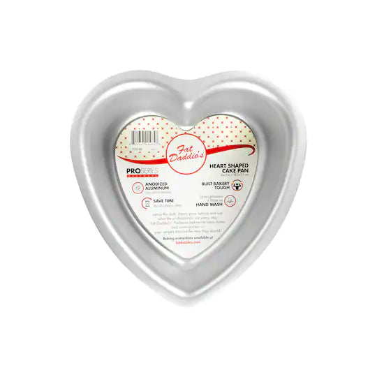 6 inch HEART CAKE PAN - Fat Daddio