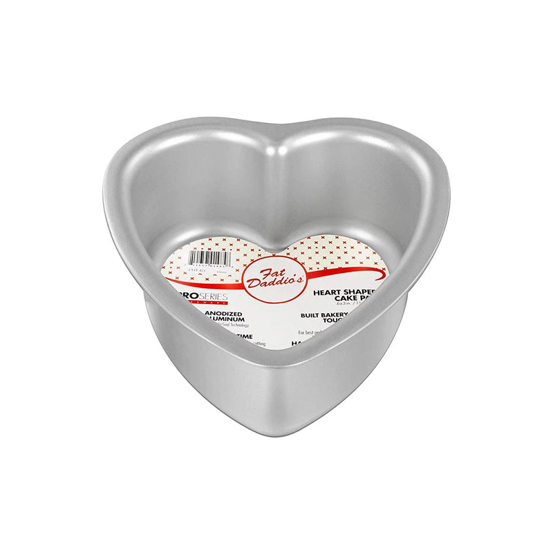 6 inch HEART CAKE PAN - Fat Daddio