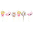 Candles - Fries, Donut, Flamingo (6 pk)