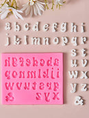 Silicone Mould - Groovy Alphabet - Lowercase