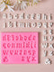 Silicone Mould - Groovy Alphabet - Lowercase